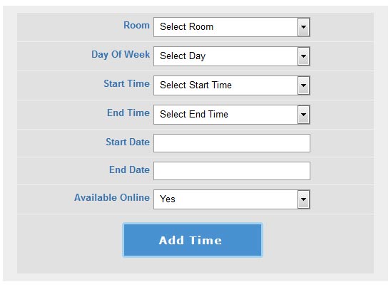 How to Add Tracker Rooms & Times