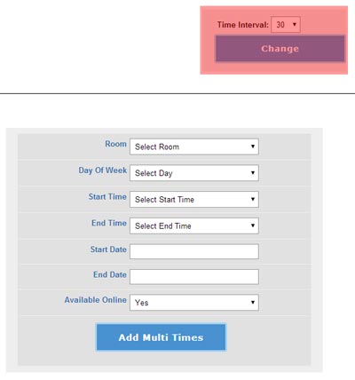 How to Add Tracker Rooms & Times