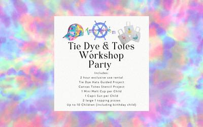 TIE DYE & TOTES WORKSHOP PARTY