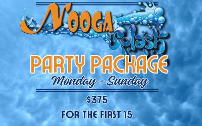 Nooga Splash Birthday Party Package