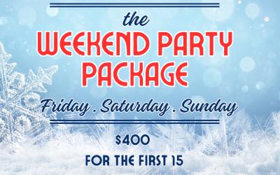 IOTL Birthday Party Package - Weekend (Friday, Saturday, and Sunday)